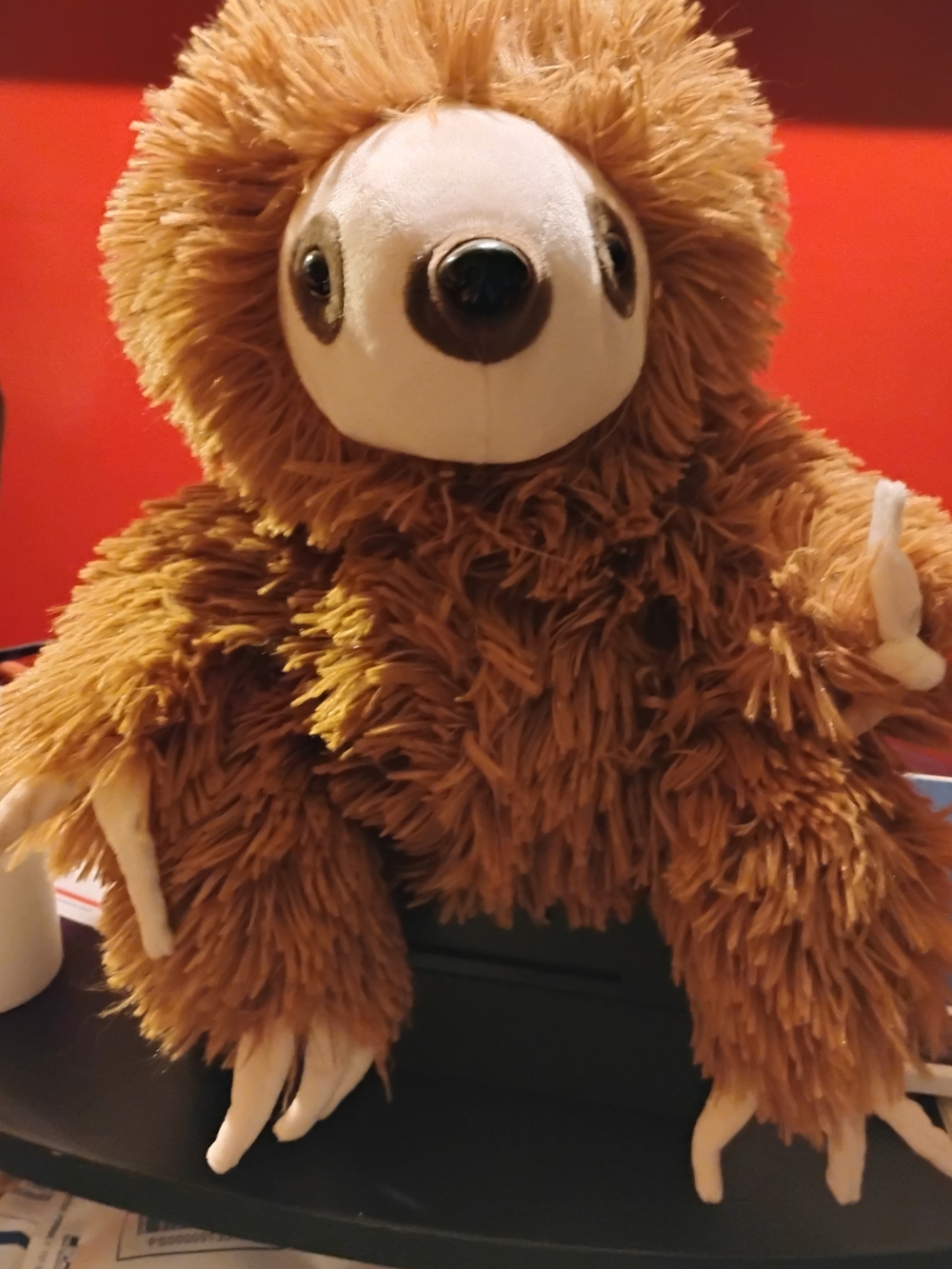 Plush Brown Sloth Stuffed Animal - Soft Brown Cuddly Toy